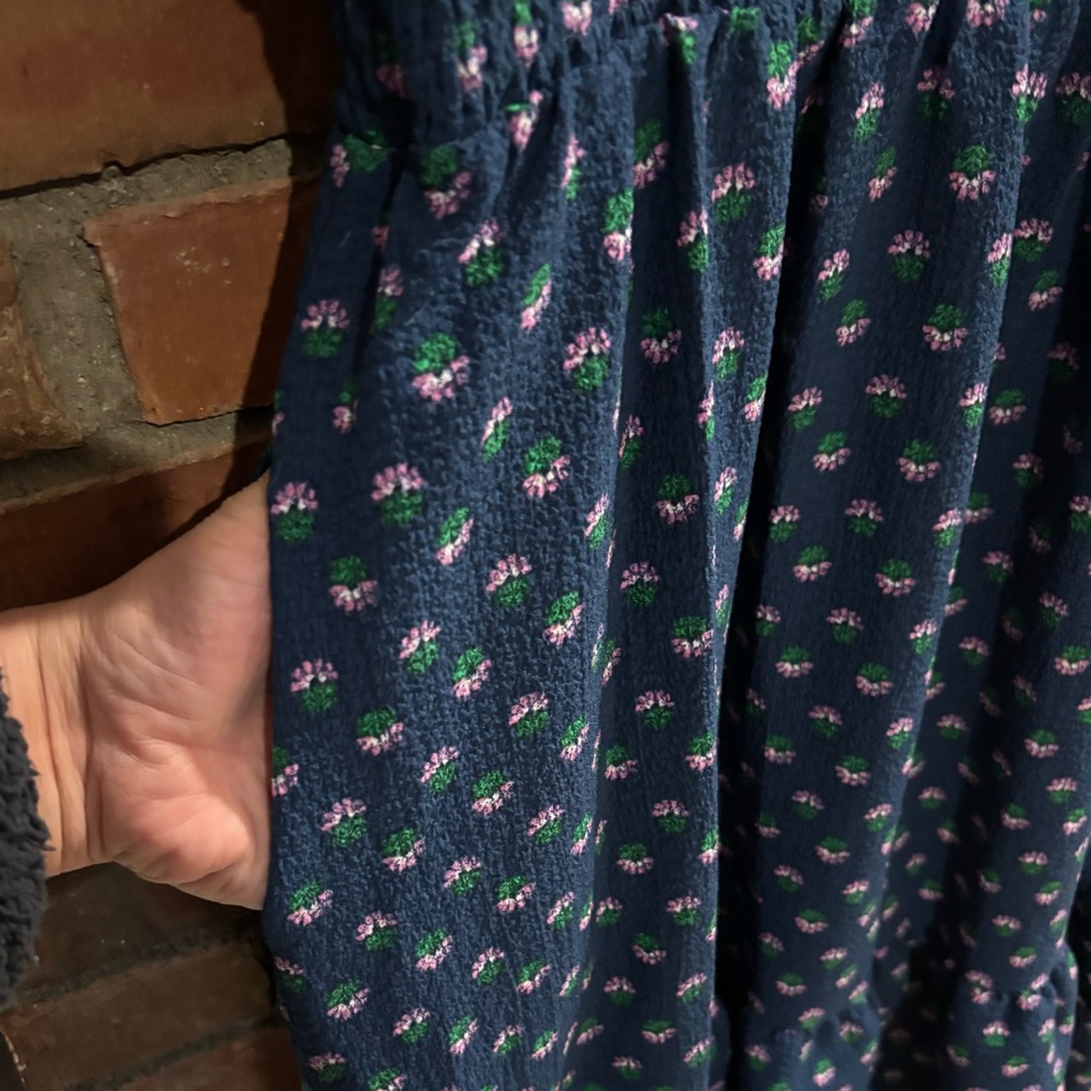 Draper James Navy Floral Dress - Picture 2 of 5